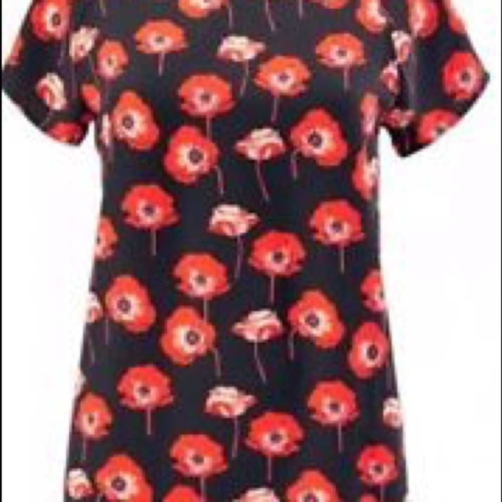 Cabi Red Flanders top